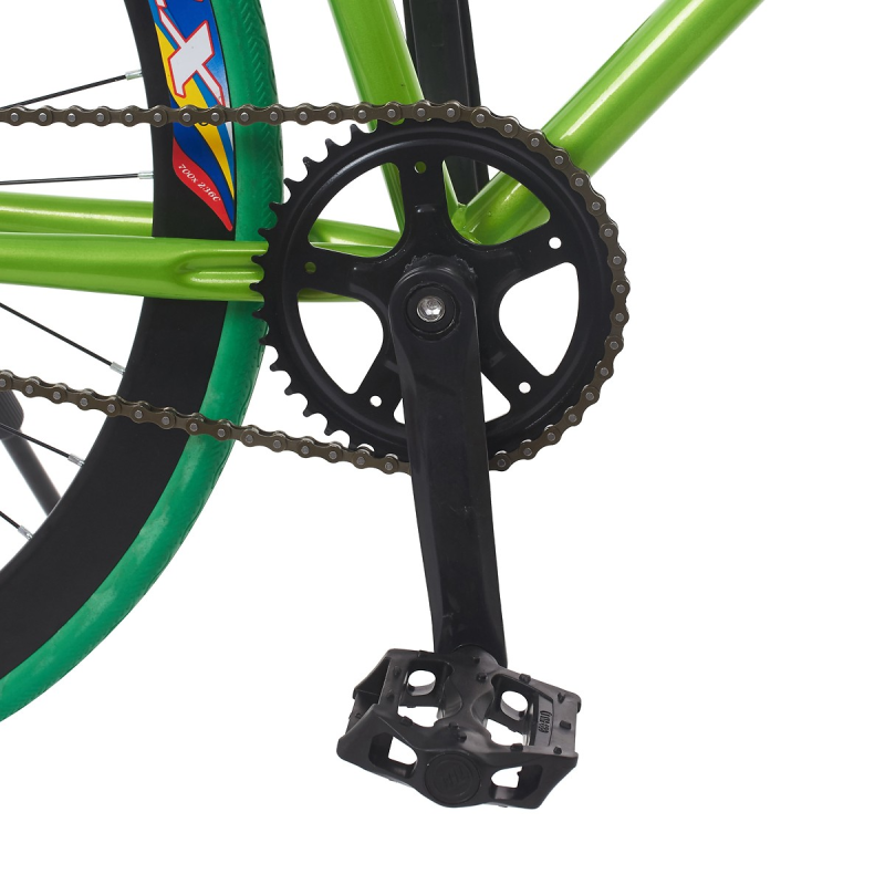 XE ĐẠP FIXED GEAR SINGLE SPORTSLINK - XANH LÁ PHỐI ĐEN