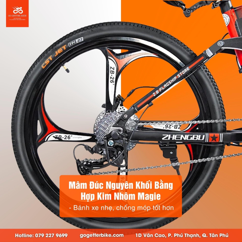XE ĐẠP ĐIỆN ZHENGBU H2 PRO
