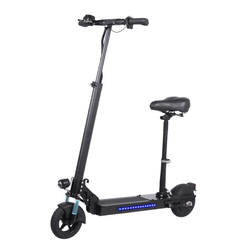 xe điện Scooter Red Wing Black gấp gọn
