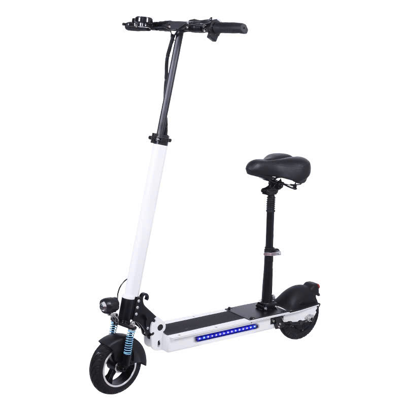 xe điện Scooter Red Wing Black gấp gọn
